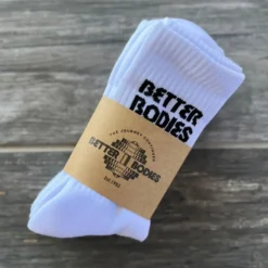 Better Bodies Crew Socks 3-pack, White