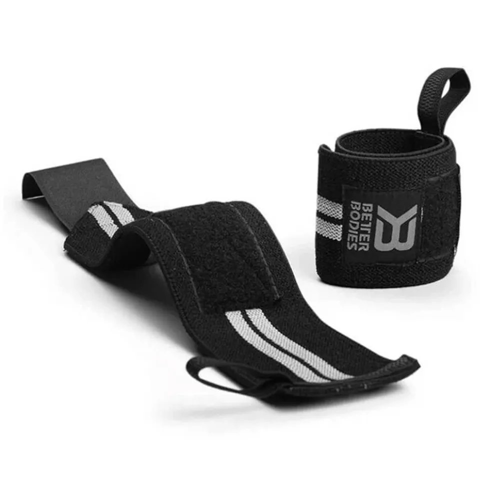 Better Bodies Elastic Wrist Wraps, black