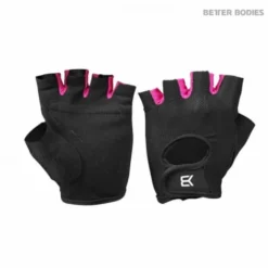 Better Bodies Women's Training Gloves, black/pink