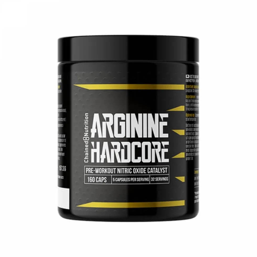 Chained Nutrition Arginine Hardcore, 160 caps