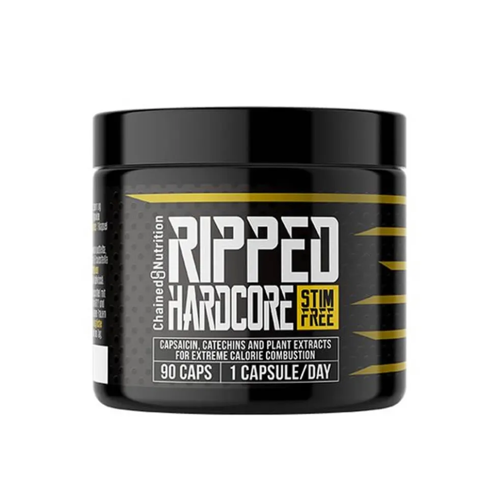 Chained Nutrition Ripped Hardcore STIM FREE, 90 caps