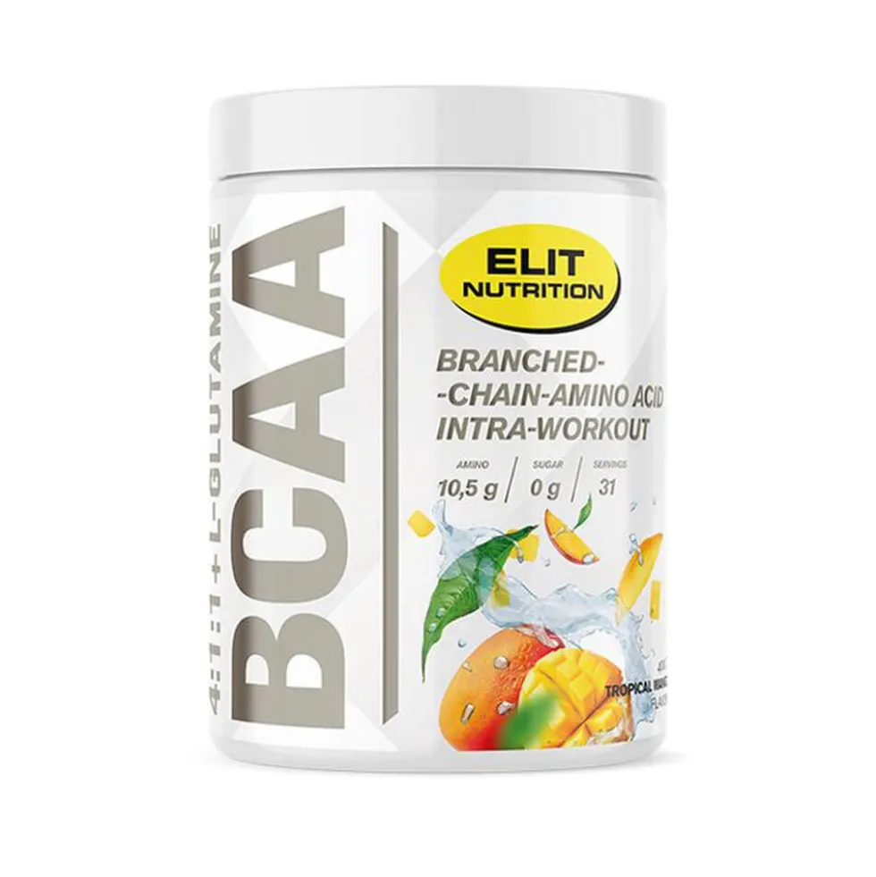 Elit Nutrition BCAA 4:1:1 + L-glutamine, 400 g