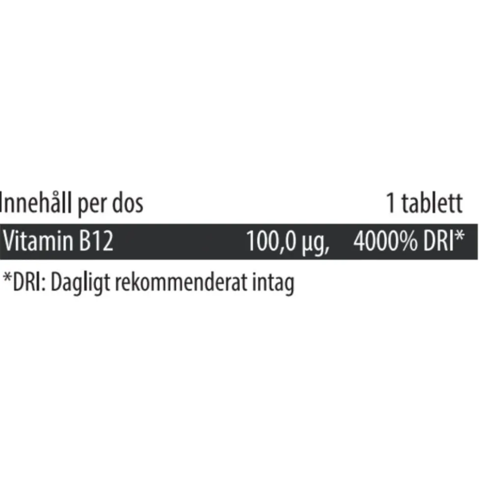 Fairing Vitamin B12, 120 tabs