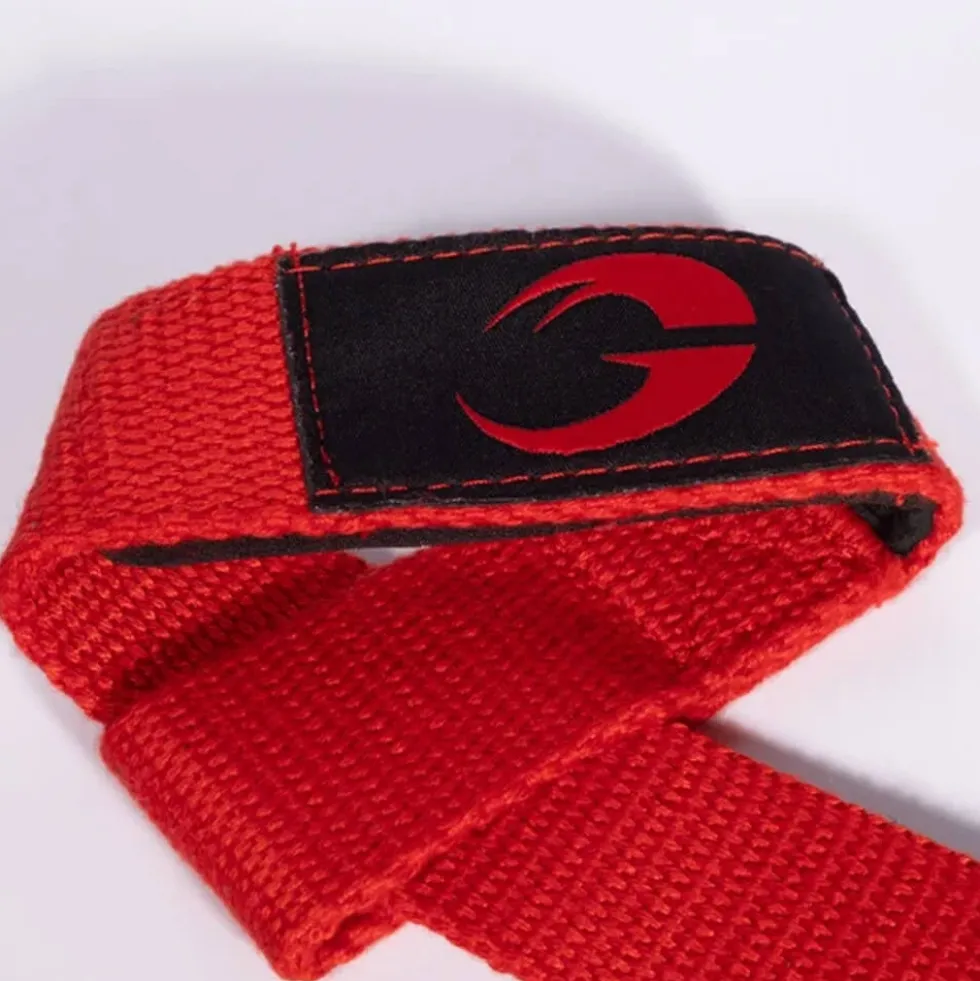 GASP Classic Lifting Straps, Red