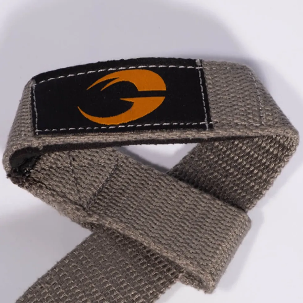 GASP Classic Lifting Straps, Smoke Grey