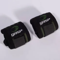 GASP Hardcore Wrist Wraps, black/green