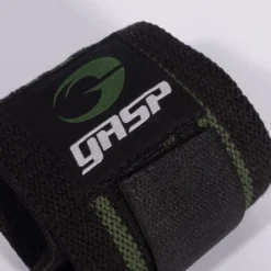 GASP Hardcore Wrist Wraps, black/green