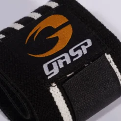 GASP Hardcore Wrist Wraps, black/white