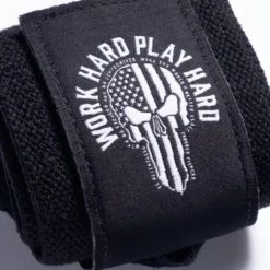 GASP Hardcore Wrist Wraps 18 inch, black/white