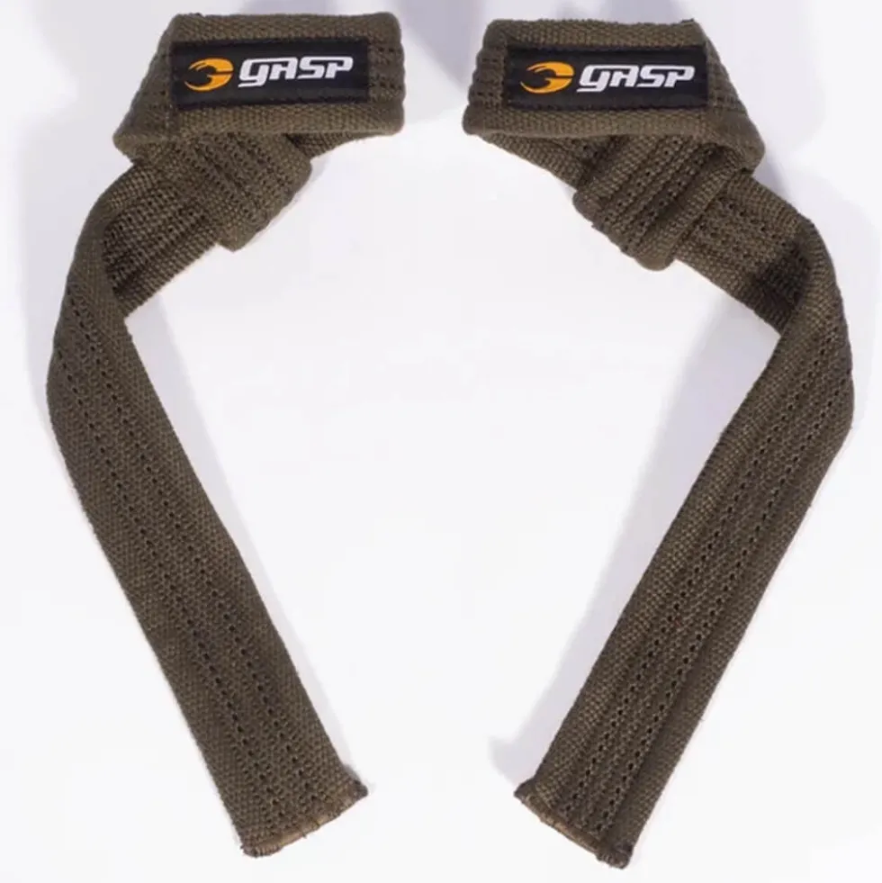 GASP Lifting Straps, green/black
