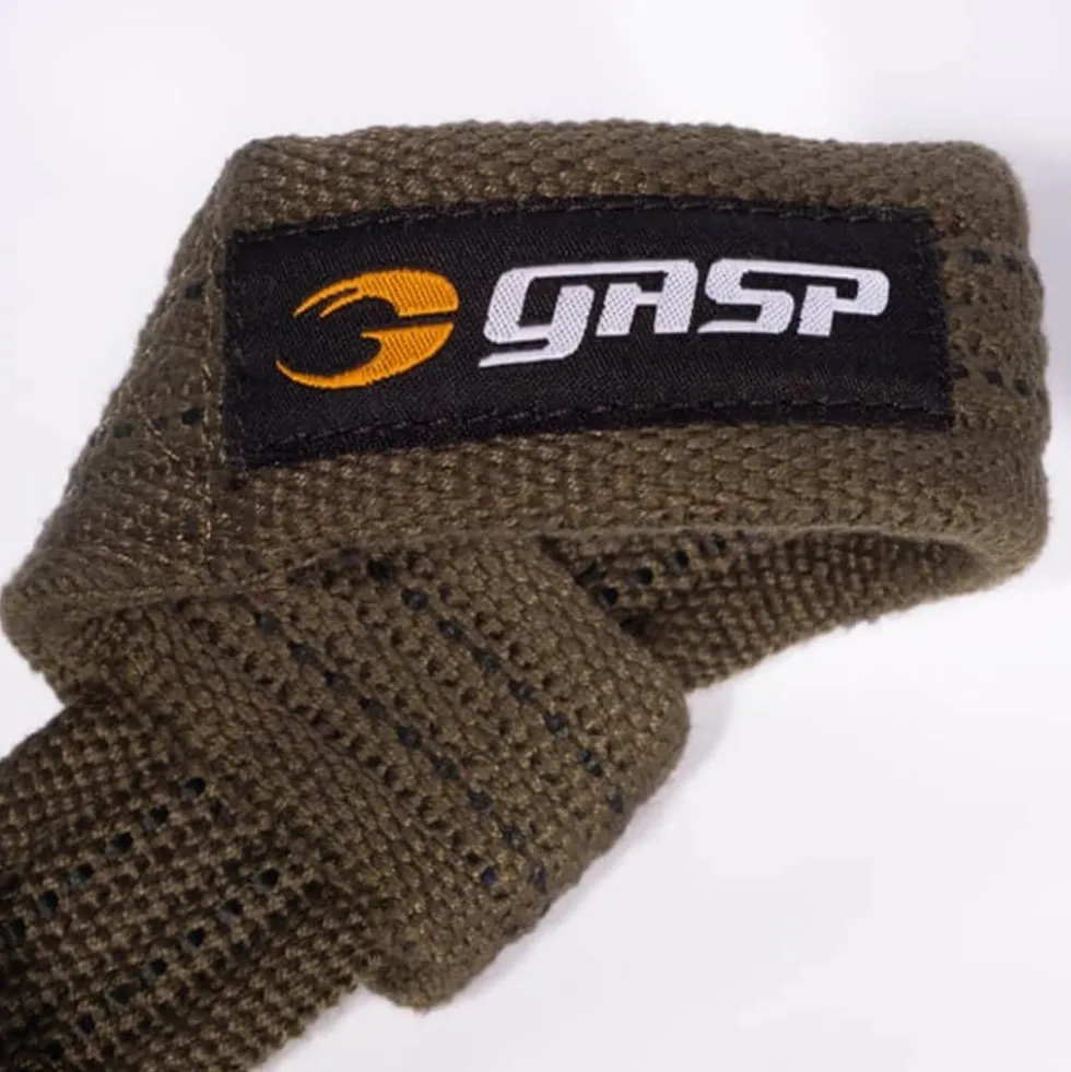 GASP Lifting Straps, green/black