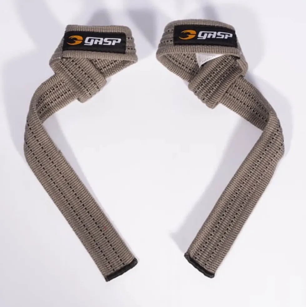 GASP Lifting Straps, grey/black