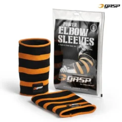 GASP Power Elbow Sleeves, Black/Flame