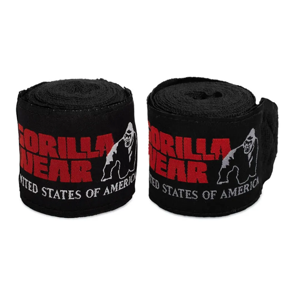 Gorilla Wear Boxing Hand Wraps, black - 2,5 m