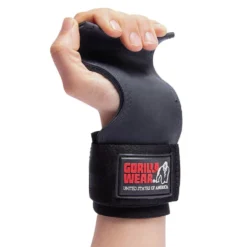 Gorilla Wear Gear Lifting Grips, black