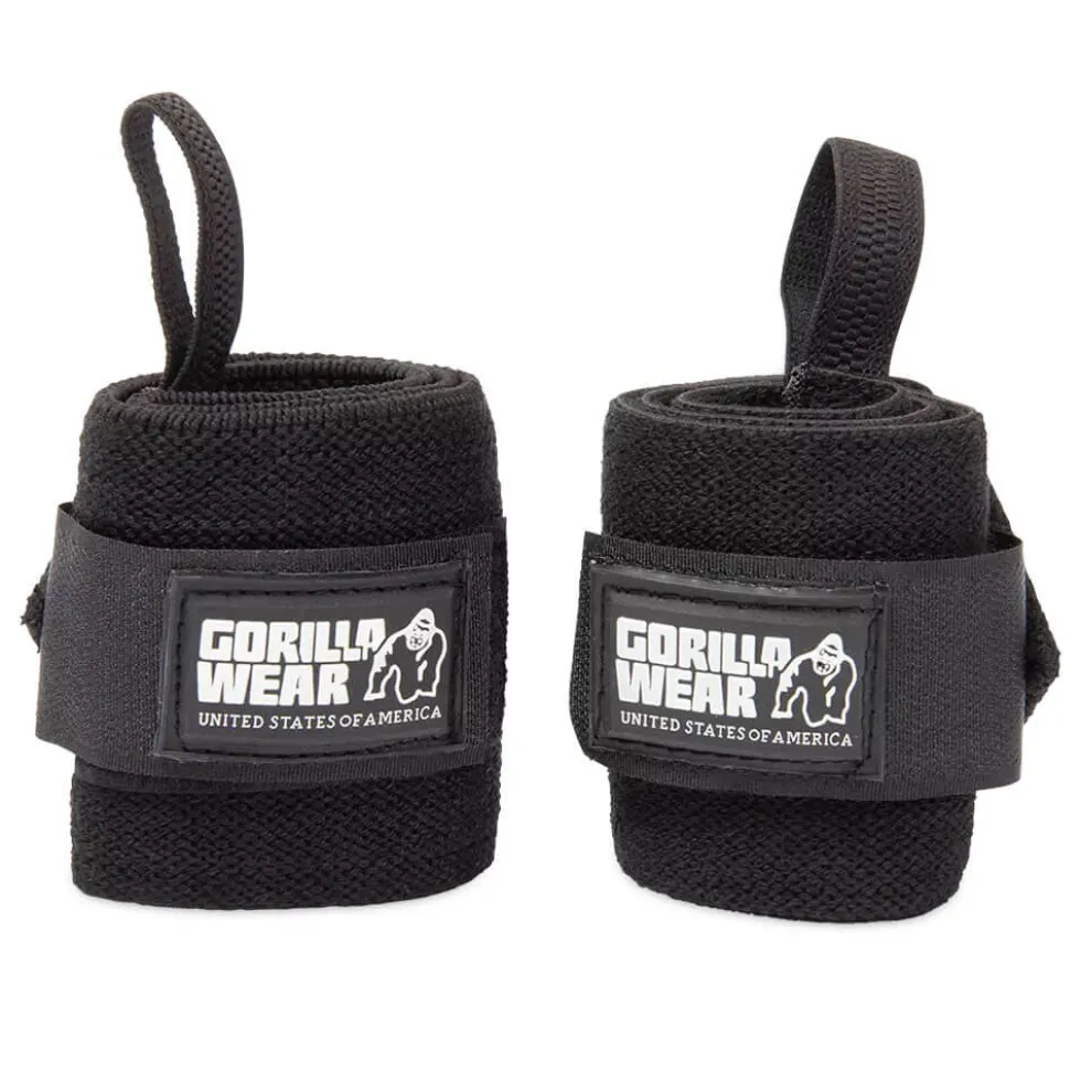 Gorilla Wear Gear Wrist Wraps Basic, black