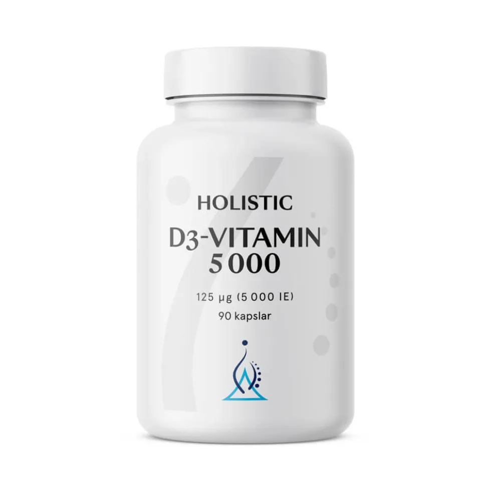 Holistic D3-vitamin 5000 IE, 90 caps
