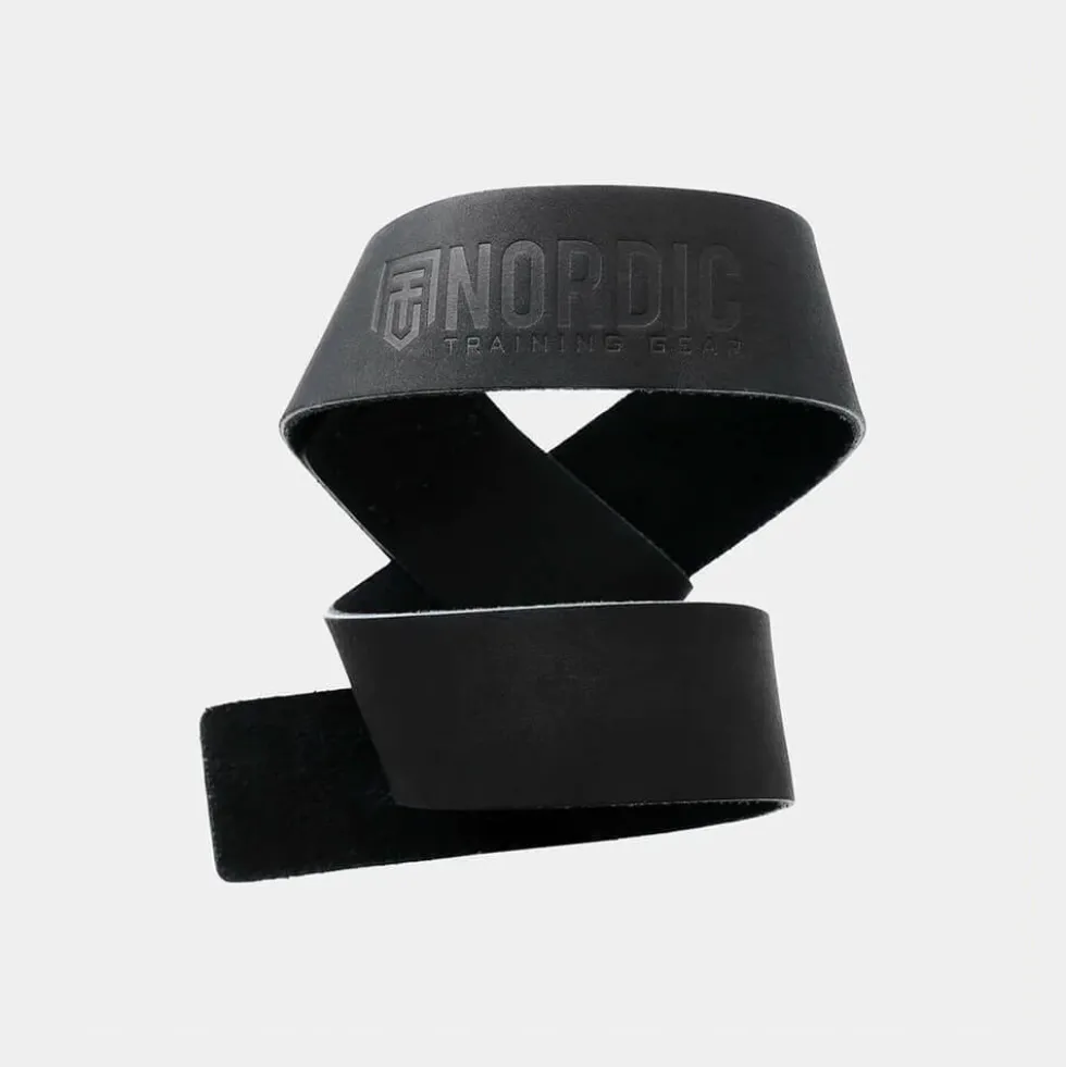 Nordic Training Gear Lifting Straps Leather