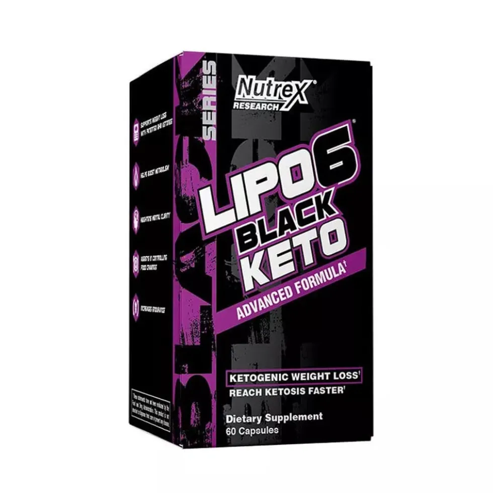 Nutrex Research Lipo-6 Black KETO, 60 caps