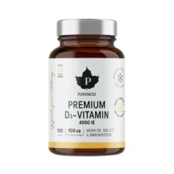 Pureness Premium D-vitamin 4000 IE, 120 caps