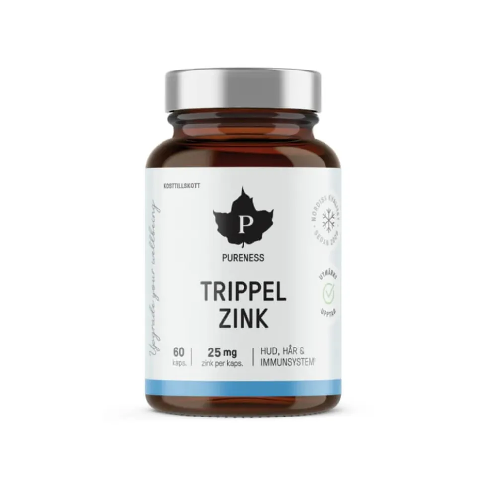 Pureness Trippel Zink, 60 caps