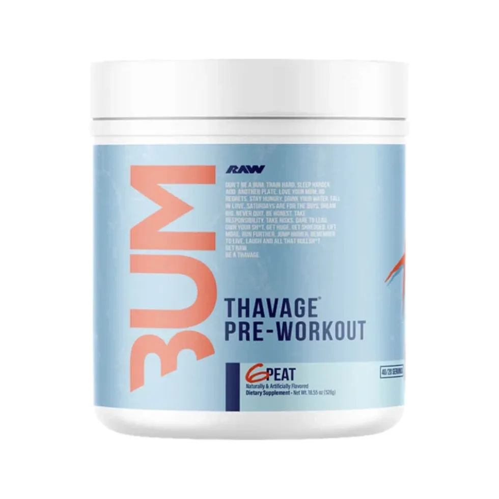 RAW Nutrition Thavage Pre-Workout, 40 serv.