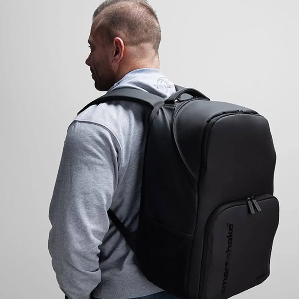 Smartshake Meal Prep Backpack, 22 L, Black