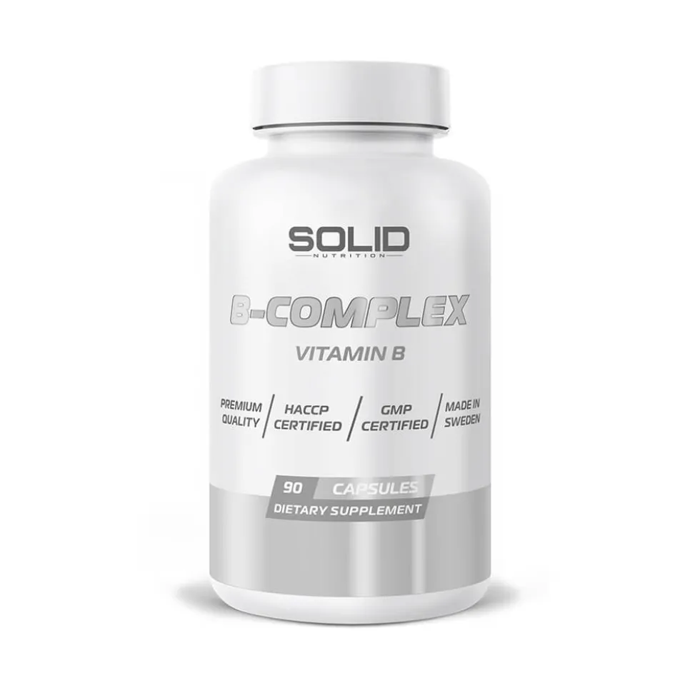 SOLID Nutrition B-Complex, 90 caps