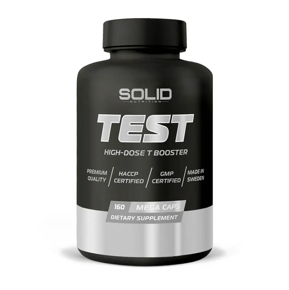 SOLID Nutrition BLACK LINE Test, 160 mega caps