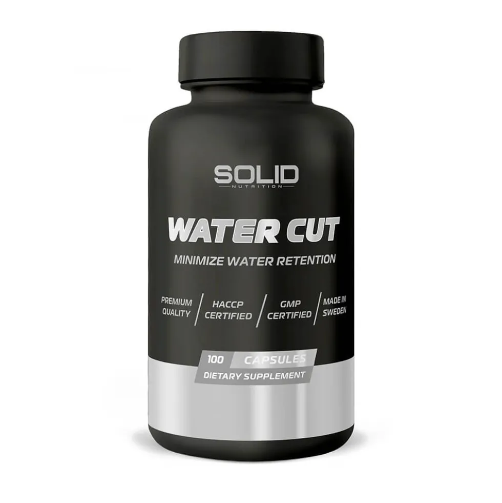 SOLID Nutrition BLACK LINE Water Cut, 100 caps