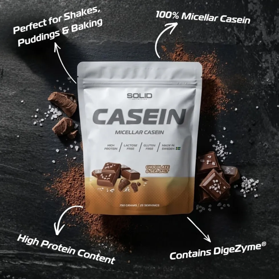 SOLID Nutrition Casein, 750 g