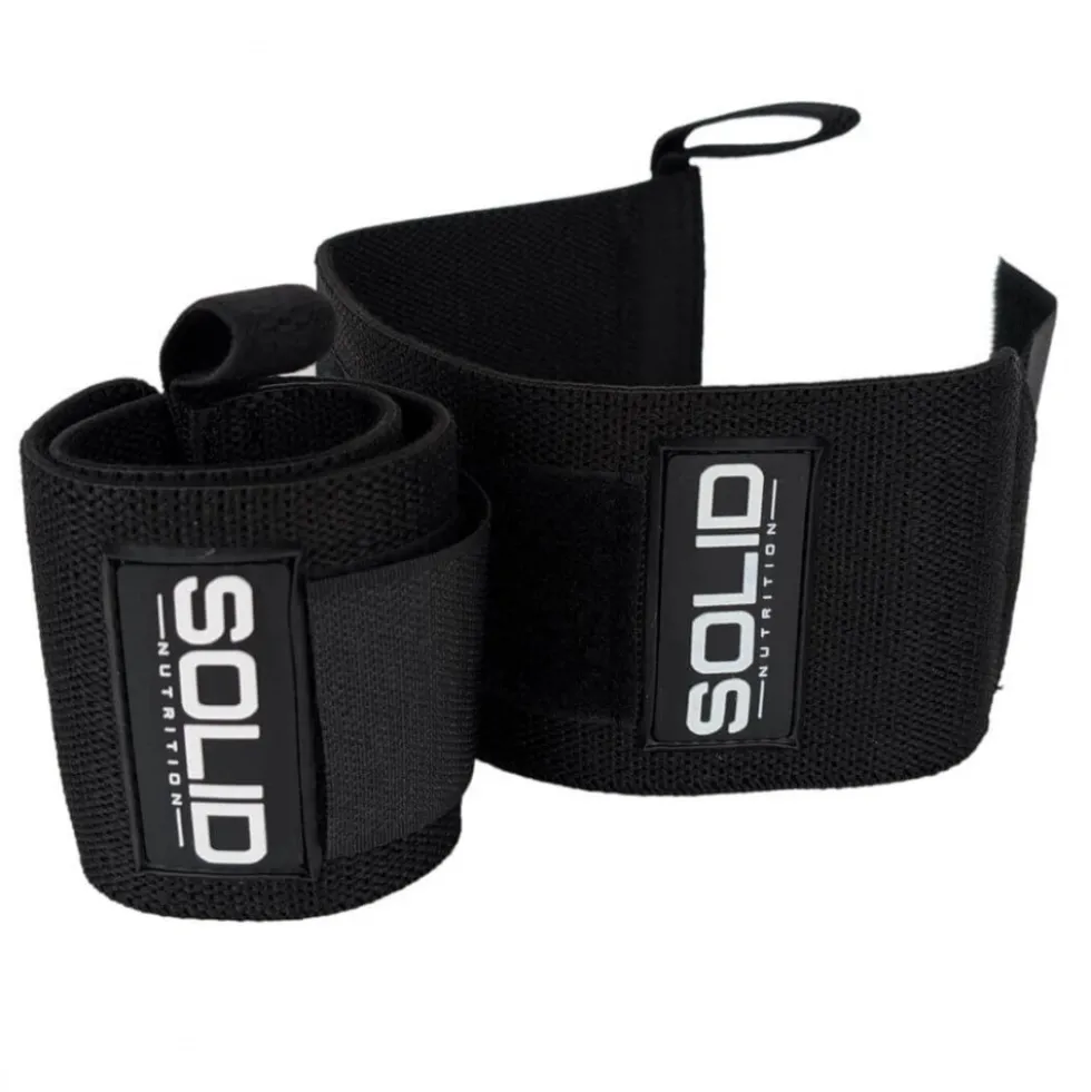 SOLID Nutrition Elastic Wrist Wraps