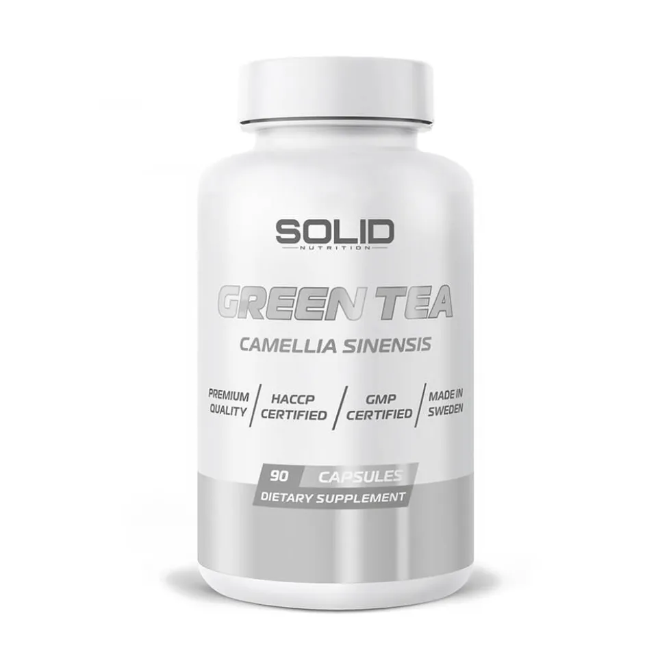 SOLID Nutrition Green Tea, 90 caps