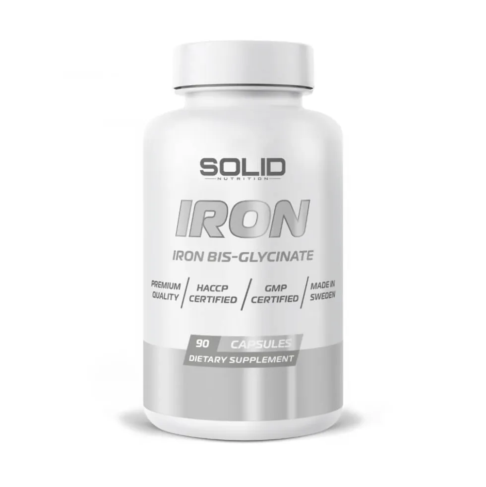 SOLID Nutrition Iron, 90 caps