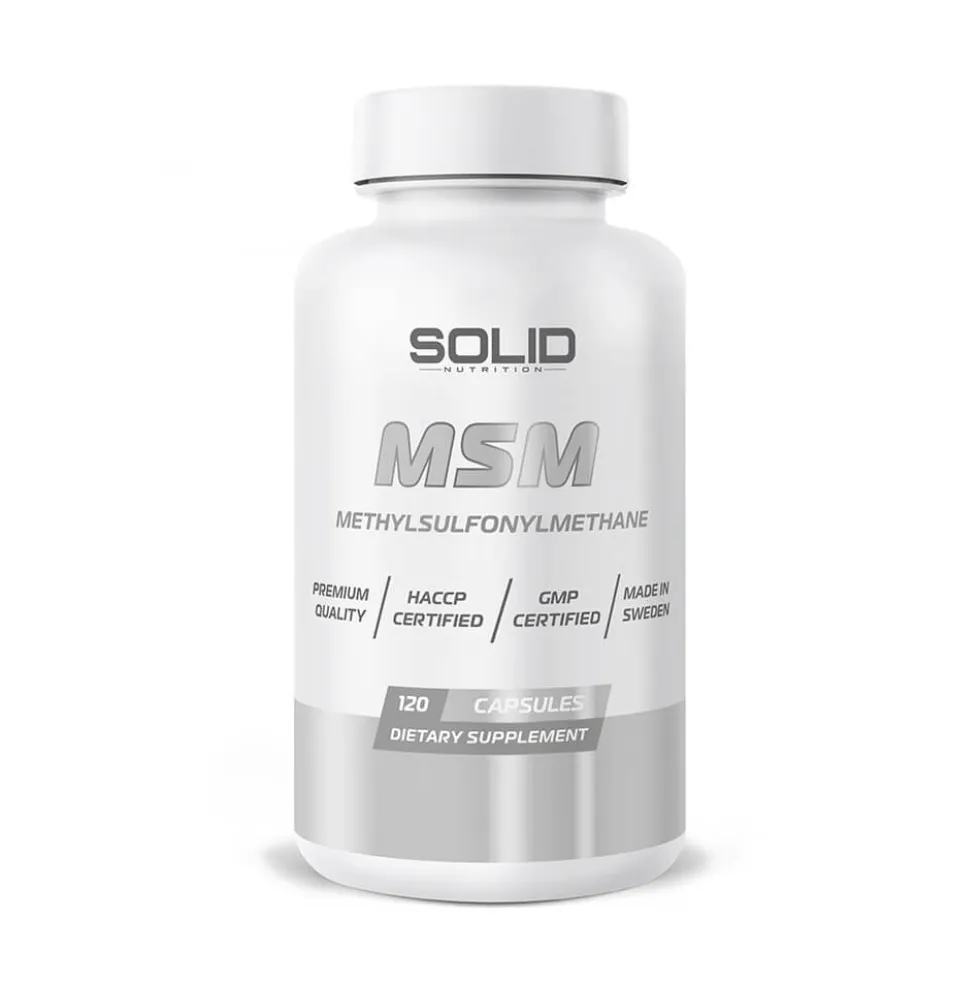 SOLID Nutrition MSM, 120 caps