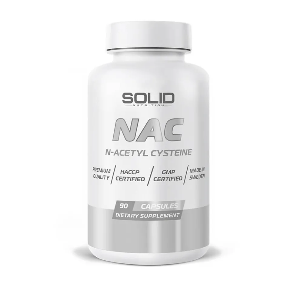 SOLID Nutrition NAC, 90 caps