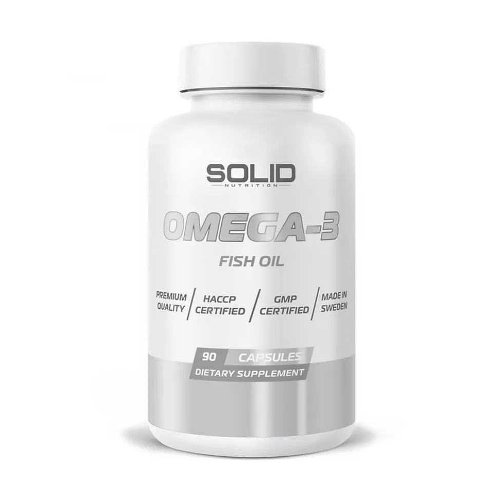 SOLID Nutrition Omega-3, 90 caps