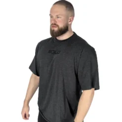 SOLID Nutrition Oversized Tee, dark grey melange