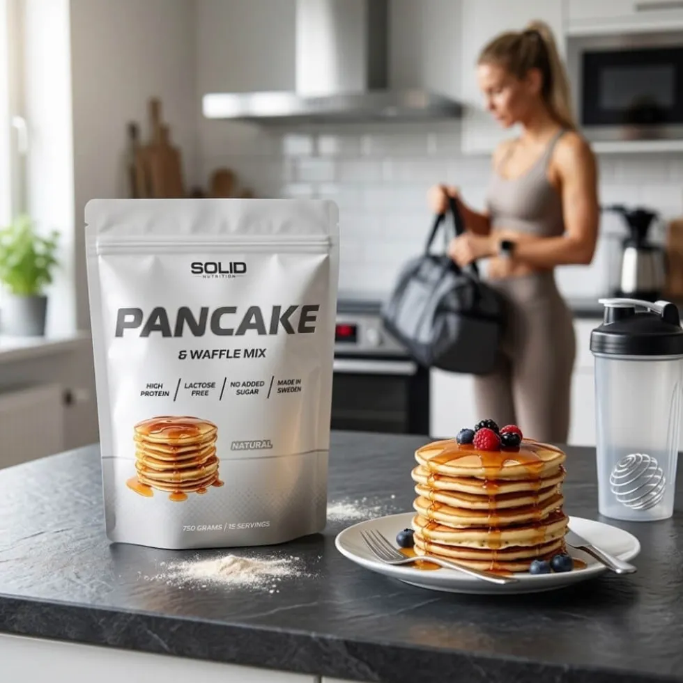 SOLID Nutrition Pancake & Waffle Mix, 750 g