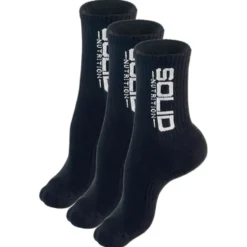 SOLID Nutrition Socks, 3-pack, Black