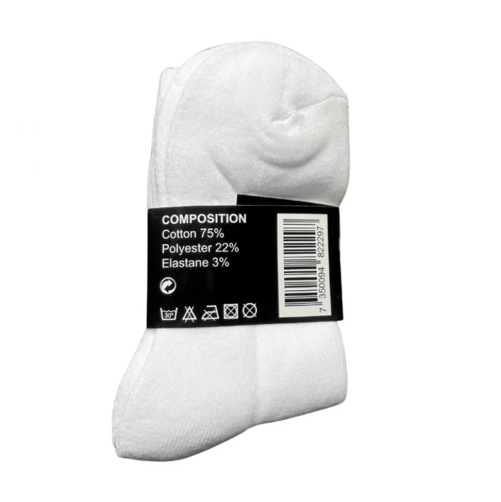 SOLID Nutrition Socks, 3-pack, White