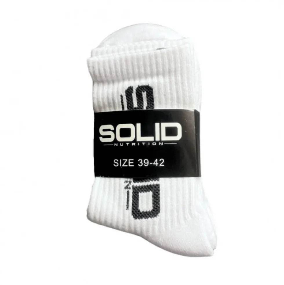 SOLID Nutrition Socks, 3-pack, White