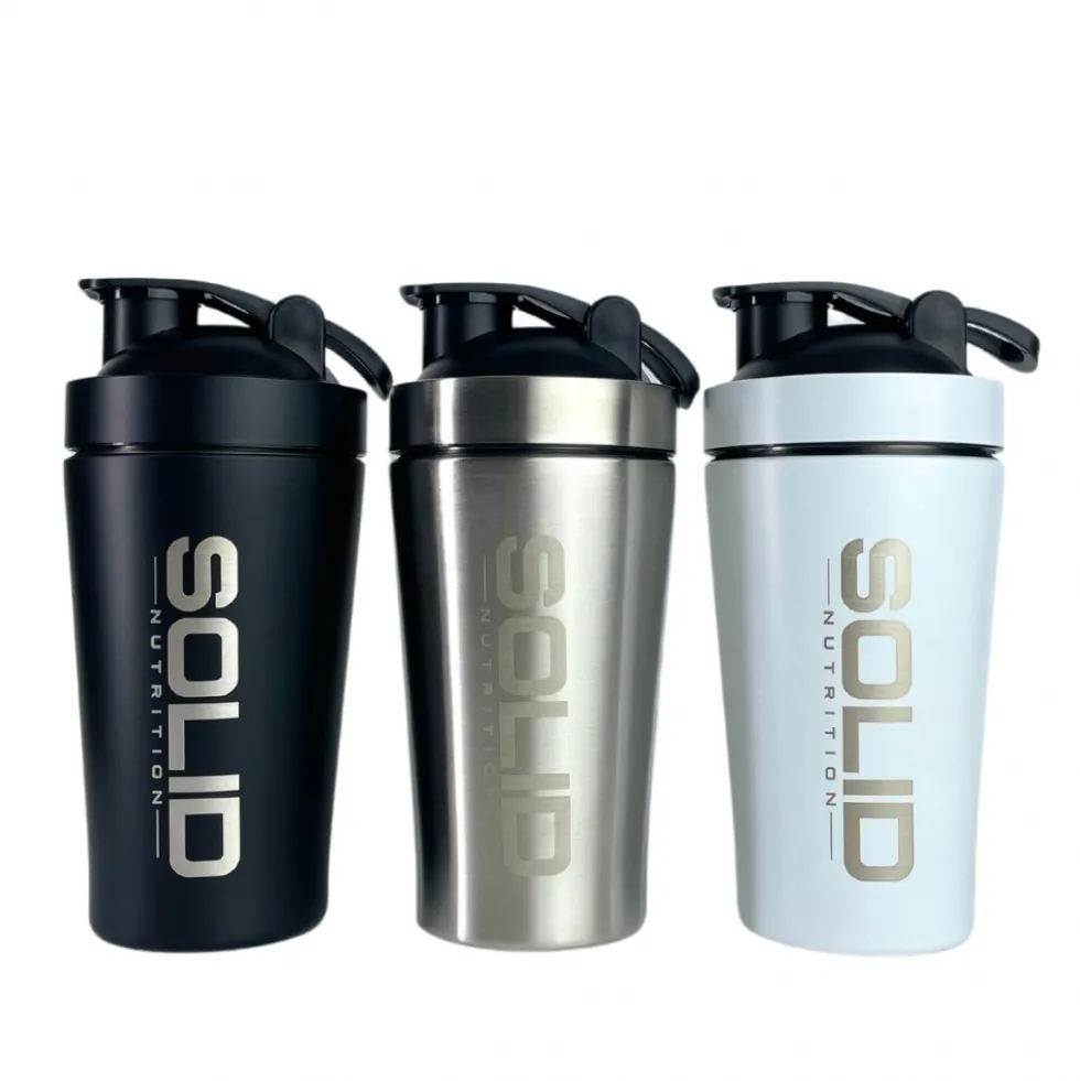 SOLID Nutrition Stainless Steel Shaker, 500 ml
