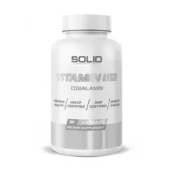 SOLID Nutrition Vitamin B12, 90 caps