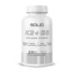 SOLID Nutrition Vitamin K2+D3, 90 caps
