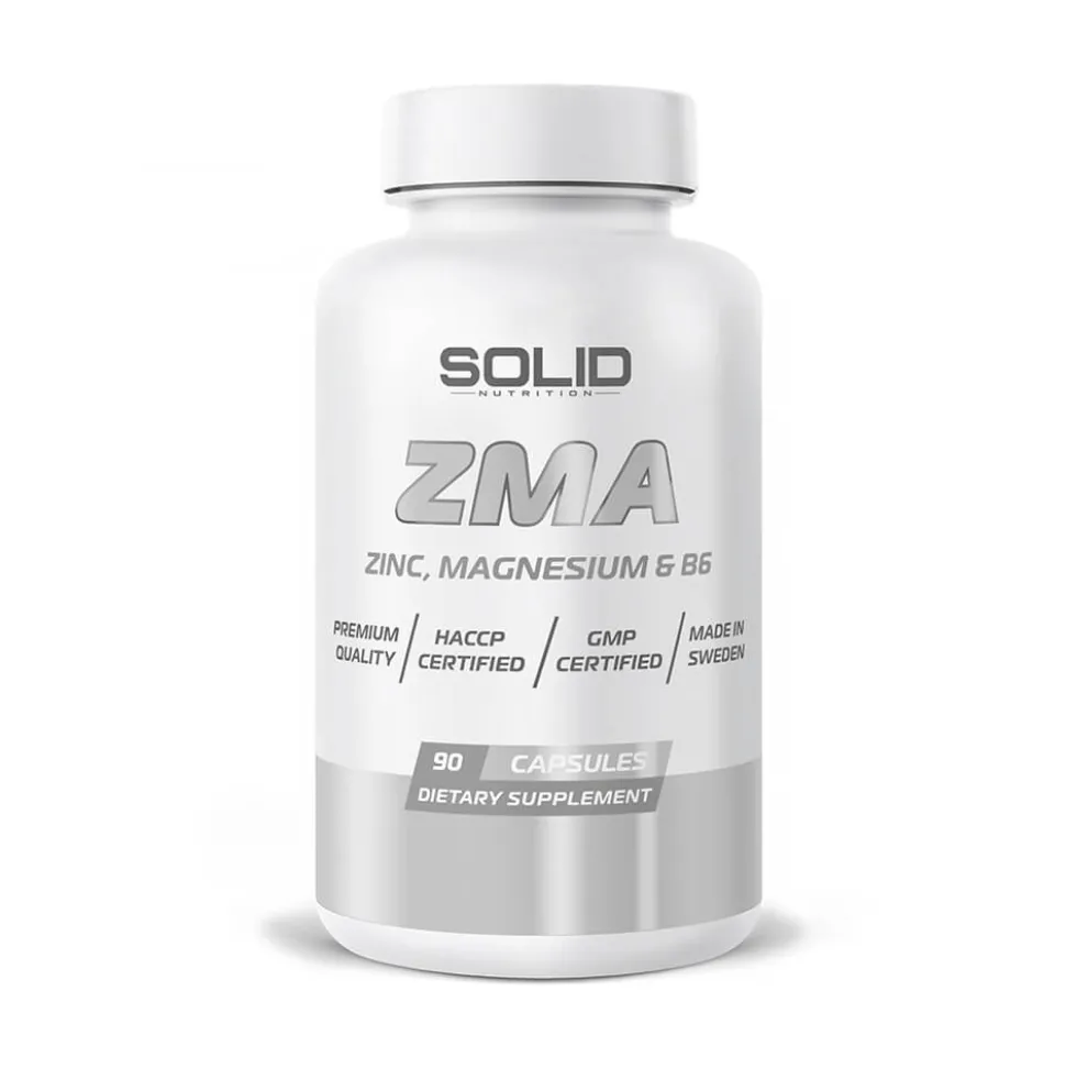 SOLID Nutrition ZMA, 90 caps