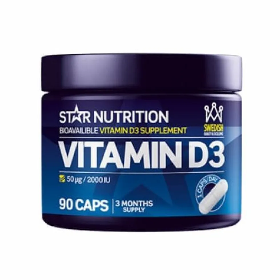 Star Nutrition Vitamin D3, 90 caps