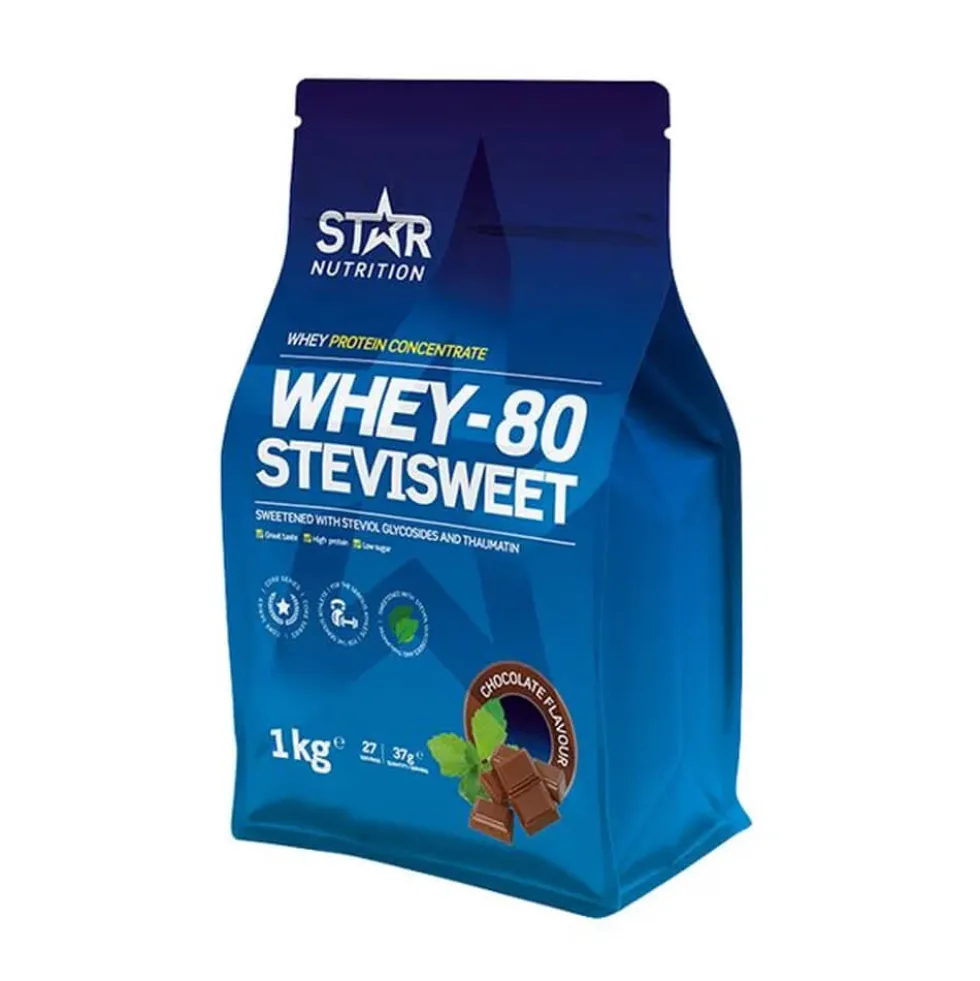 Star Nutrition Whey-80 SteviSweet, 1 kg