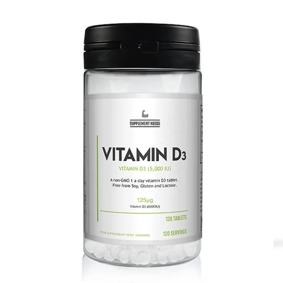 Supplement Needs Vitamin D3, 120 tabs
