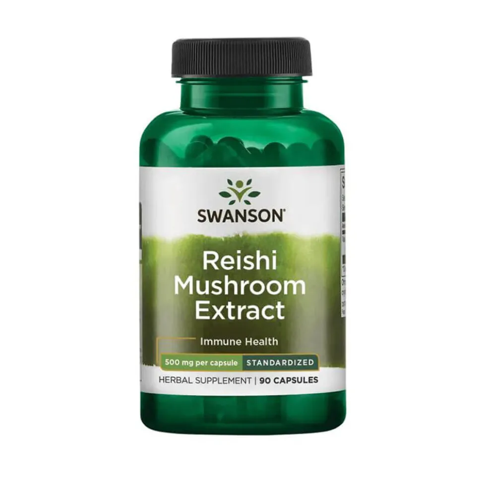 Swanson Reishi Mushroom Extract, 500 mg, 90 caps